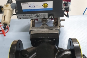 WTA Ex – Fornecimento e instalação de válvula de controlo em aplicação de vapor – Upfield