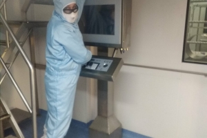 WTA Ex instala consola de operação DCS Delta V em sala limpa na Hovione Loures